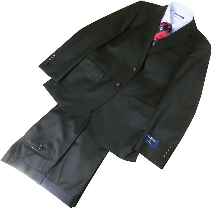 エルメネジルドゼニア ダブルスーツ ブラック系 シャドーストライプ